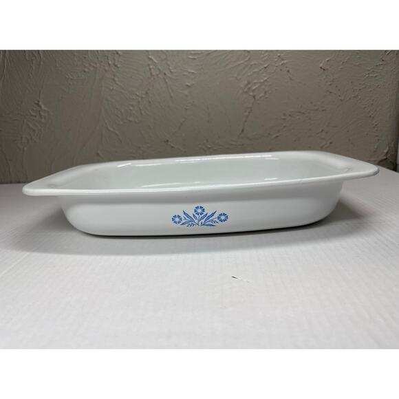 Vintage Corning Ware Blue Cornflower P-21 Roaster Casserole 13x9x2 - Made In USA - Picture 1 of 5